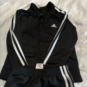 Adidas Black and White Athletic Set